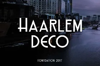 Haarlem Deco Typeface Free font