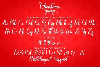 Christmas Queen - Personal Use font