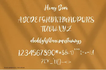 HoneyBear font