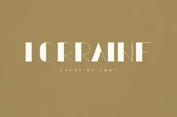 Lorraine font