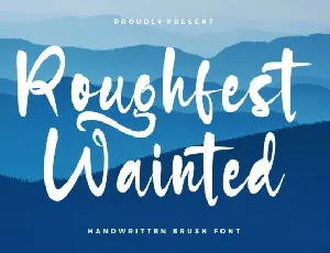 Roughfest Wainted font