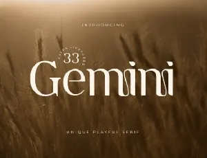 Gemini font