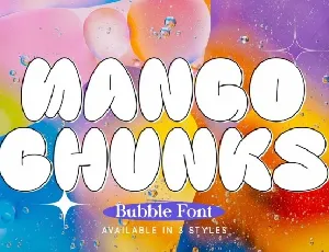 Mango Chunks font