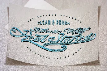 Real Stones Script Free font