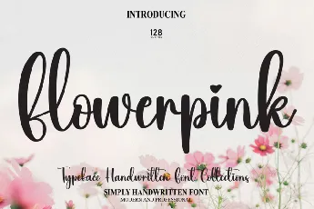 Flowerpink font