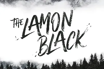 Thelamonblack font