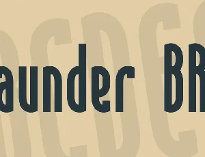 Saunder BRK font