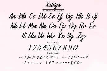 Xabiya Demo font