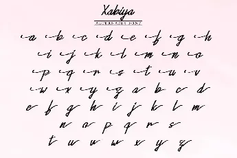 Xabiya Demo font