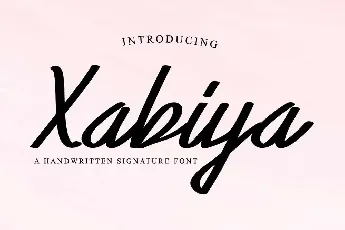 Xabiya Demo font