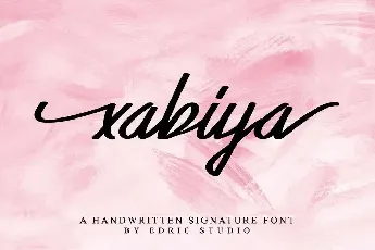 Xabiya Demo font