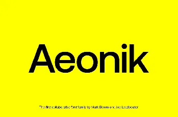 Aeonik font