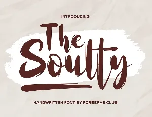 The Soulty font