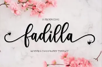 Fadilla Script font