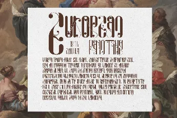 Paintings Condensed Demo font