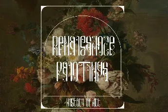 Paintings Condensed Demo font