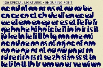 Enduring font