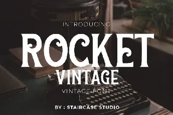 Rocket Vintage font