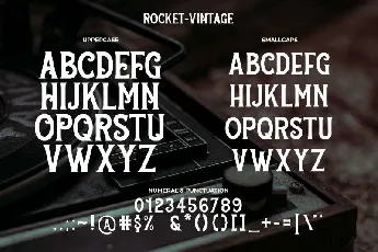 Rocket Vintage font