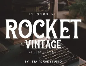 Rocket Vintage font