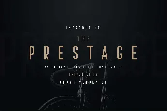 Prestage font