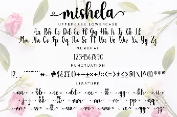 Mishela font