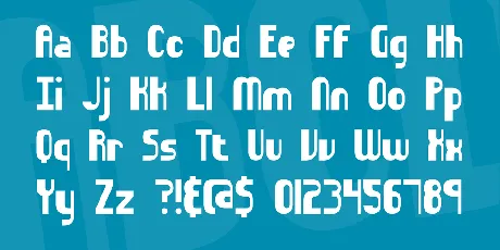 Sideways BRK font