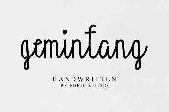 Gemintang Demo font