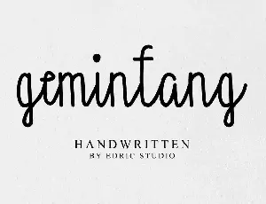 Gemintang Demo font