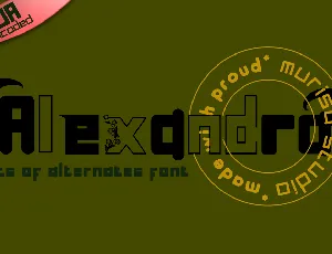 Murisa Alexandra font