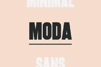 Moda font