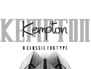 Kempton Typeface font