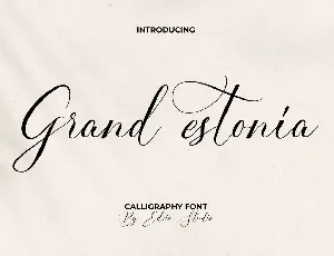 Grand Estonia font