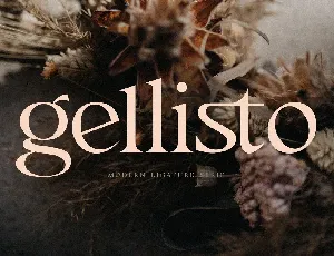 Gellisto font