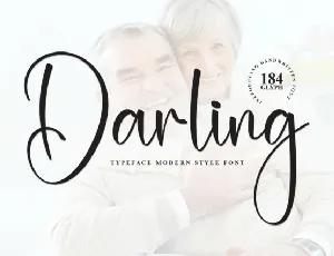 Darling Script font