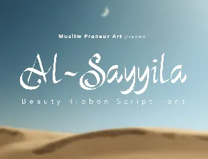 Al-Sayyila font