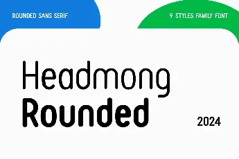 HeadmongRounded font