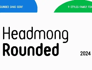 HeadmongRounded font