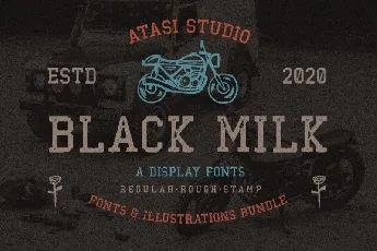 Black Milk Display font