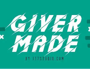 Giver Made font