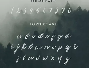 Woodlands font