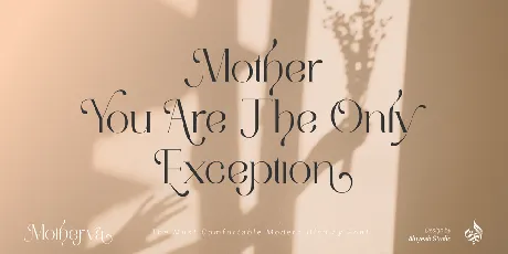 Motherva font