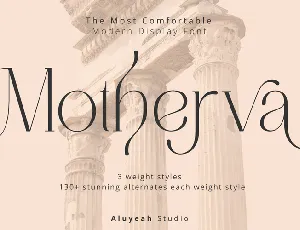 Motherva font