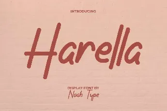 Harella Demo font