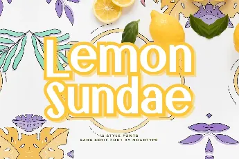 Lemon Sundae Demo font