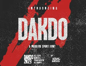 DAKDO font