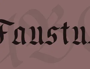 Faustus font