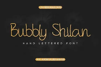 Bubbly Shilan Demo font