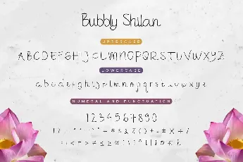 Bubbly Shilan Demo font