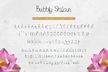 Bubbly Shilan Demo font